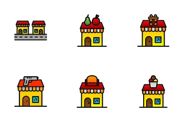 Shops And Stores Icon Pack