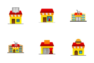 Shops And Stores Icon Pack
