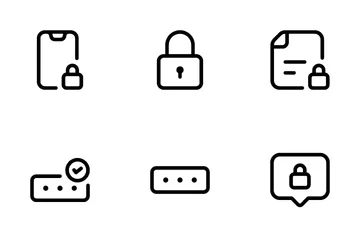 Sicherheit Icon Pack