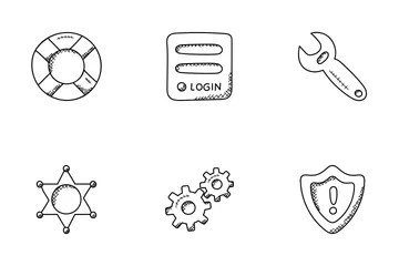 Sicherheit Icon Pack