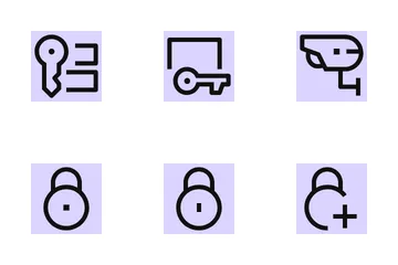 Sicherheit Icon Pack