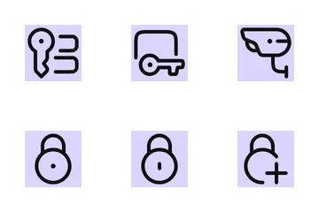 Sicherheit Icon Pack