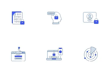 Sicurezza informatica Icon Pack