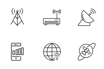 Signal And Communication Icon Pack