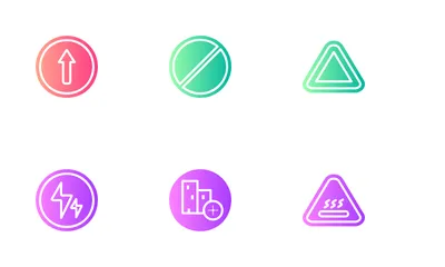 Signal And Prohibition Icon Pack