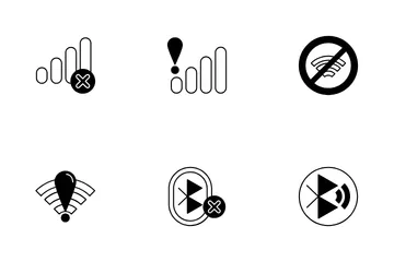 Interdiction de signal Pack d'Icônes