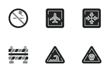 Signals And Prohibition Icon Pack