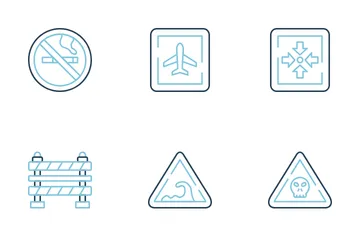 Signals And Prohibition Icon Pack