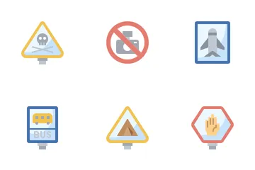 Signals And Prohibitions Icon Pack