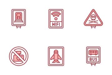 Signals And Prohibitions Icon Pack