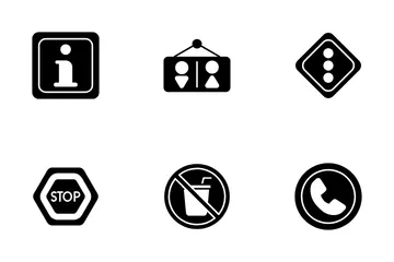 Signals And Prohibitions Icon Pack