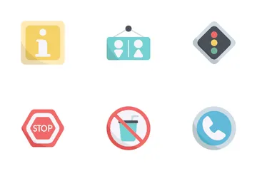 Signals And Prohibitions Icon Pack