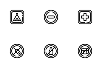 Signals & Prohibitions Icon Pack