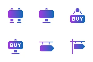 Signboard Icon Pack