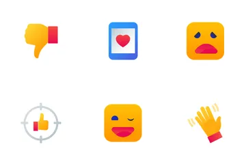 Signes de la main et émotions Pack d'Icônes