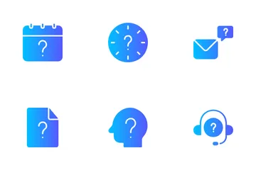 Signo de interrogación Paquete de Iconos