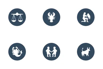 Signos do zodíaco Pacote de Ícones