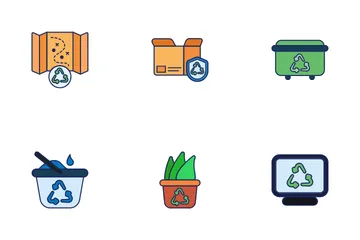 Símbolo de reciclaje Paquete de Iconos