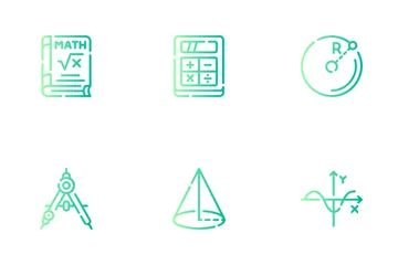 Símbolo matemático Paquete de Iconos