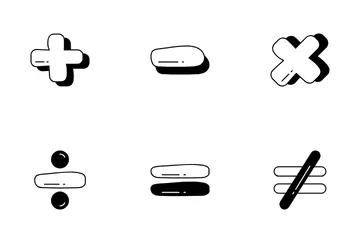 Símbolo matemático Paquete de Iconos