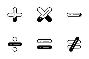 Símbolo matemático Paquete de Iconos
