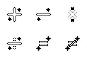 Símbolo matemático Paquete de Iconos