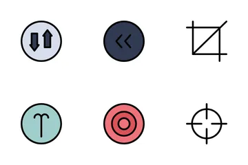 Símbolos y flechas vol 2 Icon Pack