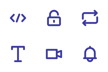 UI Simples Vol. Pacote de Ícones