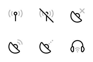 Wi-Fi e sinal Pacote de Ícones