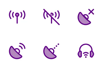 Wi-Fi e sinal Pacote de Ícones