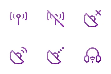 Wi-Fi e sinal Pacote de Ícones