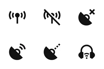 Wi-Fi e sinal Pacote de Ícones