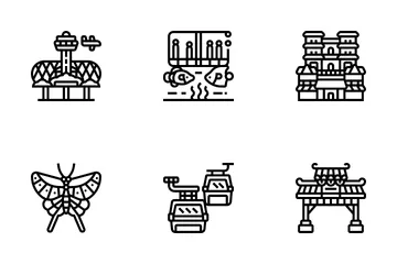 Singapore Symbol Icon Pack