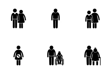 Single Mother Icon Pack