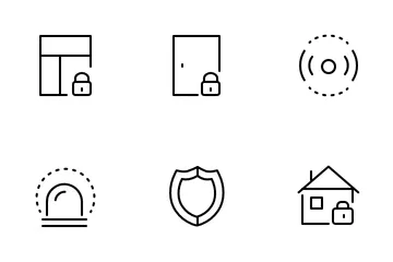 Sistema de alarmas Paquete de Iconos