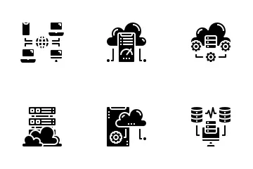 Sistema de nube Paquete de Iconos