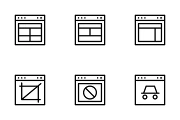 Élément de site Web Icon Pack