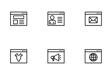 Sites Pacote de Ícones