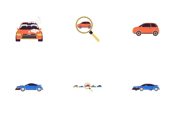 Situazioni automobilistiche Icon Pack