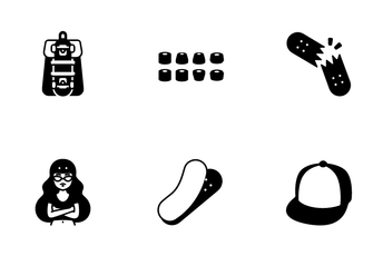 Skateboard Icon Pack