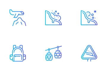 Ski Rersort Icon Pack