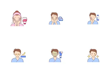 Skin Care Routine Icon Pack