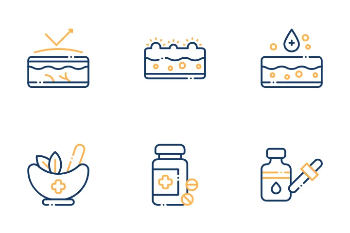 Skin Regeneration Icon Pack - 25 Glyph Miscellaneous Icons | SVG, PNG ...