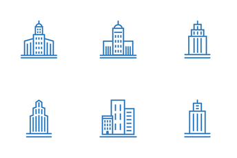 Skyscrapers Icon Pack