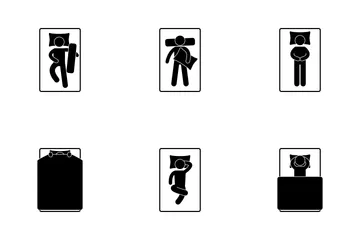 Sleeping Position Icon Pack