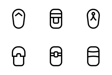 Slipper Sandal Icon Pack