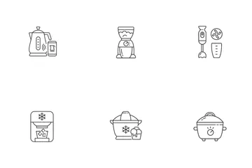 Small Kitchen Appliance Icon Pack