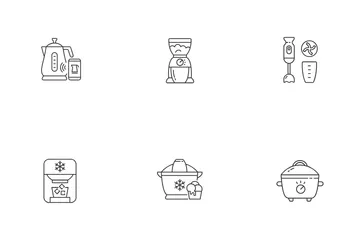 Small Kitchen Appliance Icon Pack