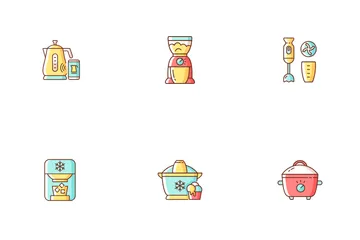 Small Kitchen Appliance Icon Pack