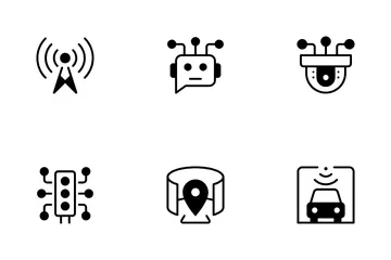 Smart Cities And IoT Icon Pack